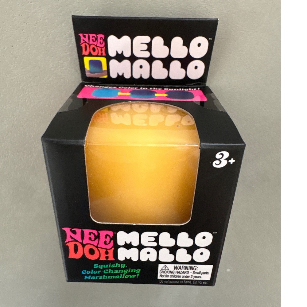 NeeDoh Mello Mallo Color Changing Squishy Marshmallow Schylling 26058HY New